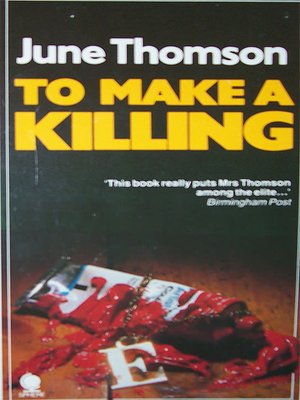 cover image of To make a killing